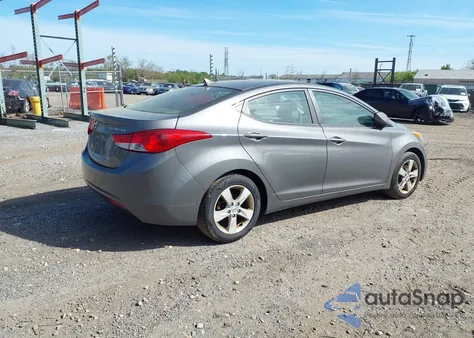 2012 Hyundai Elantra Gls из США, поврежденный, VIN 5NPDH4AE2CH126783